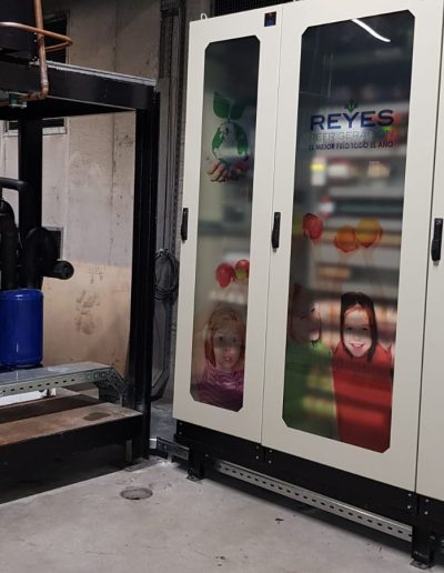 tablero central de frío